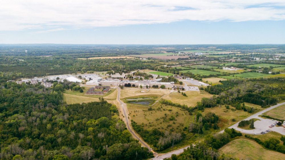 Loyalist College's 200-acre campus featuring a sprawling bike trail.
