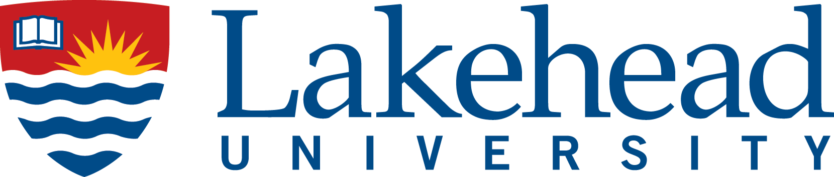 Logo: Lakehead University.