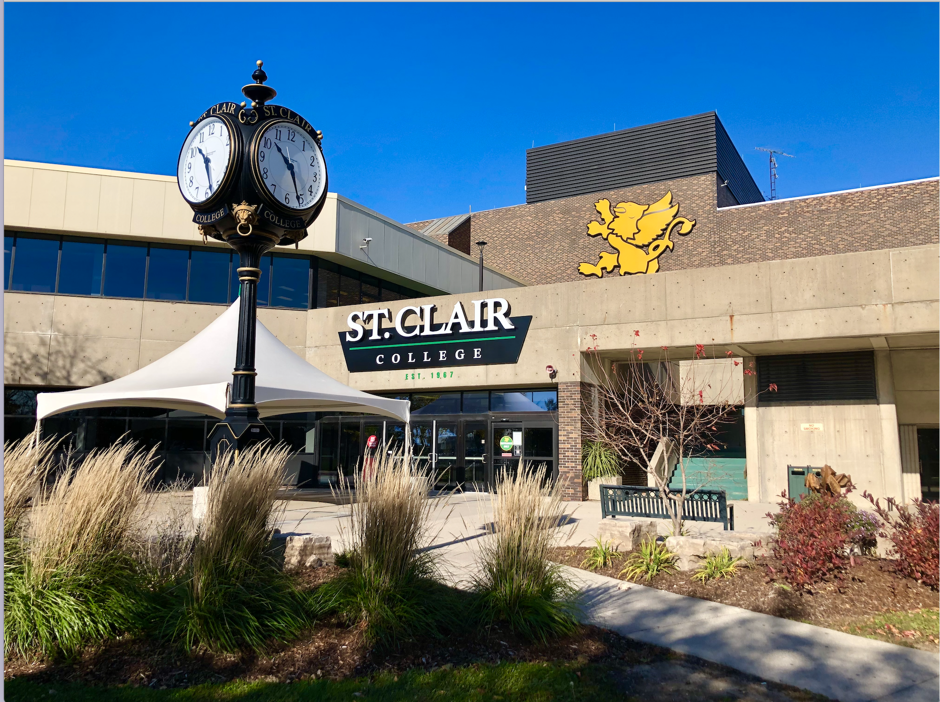 The front entrance at our South Campus in Windsor, Ont.