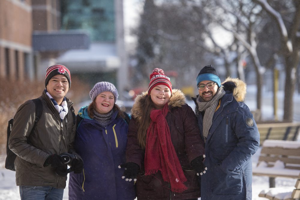 Students at London Main Campus