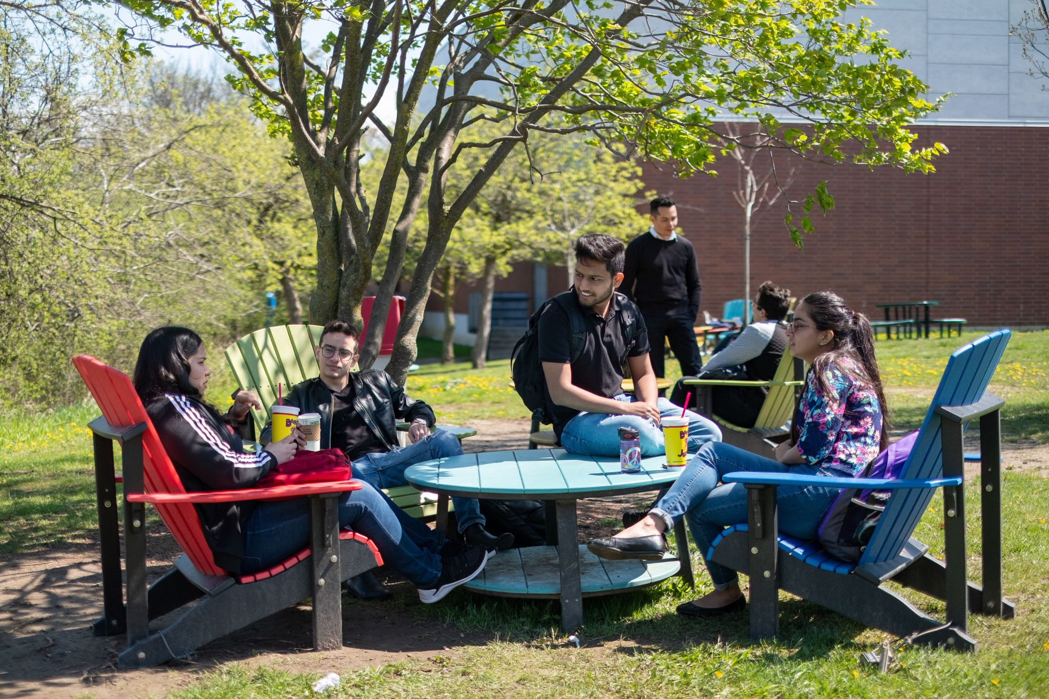 Outside Sheridan College