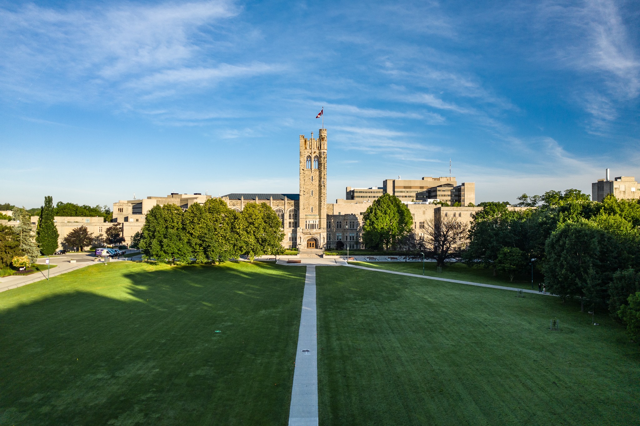 University College Building in the Summer