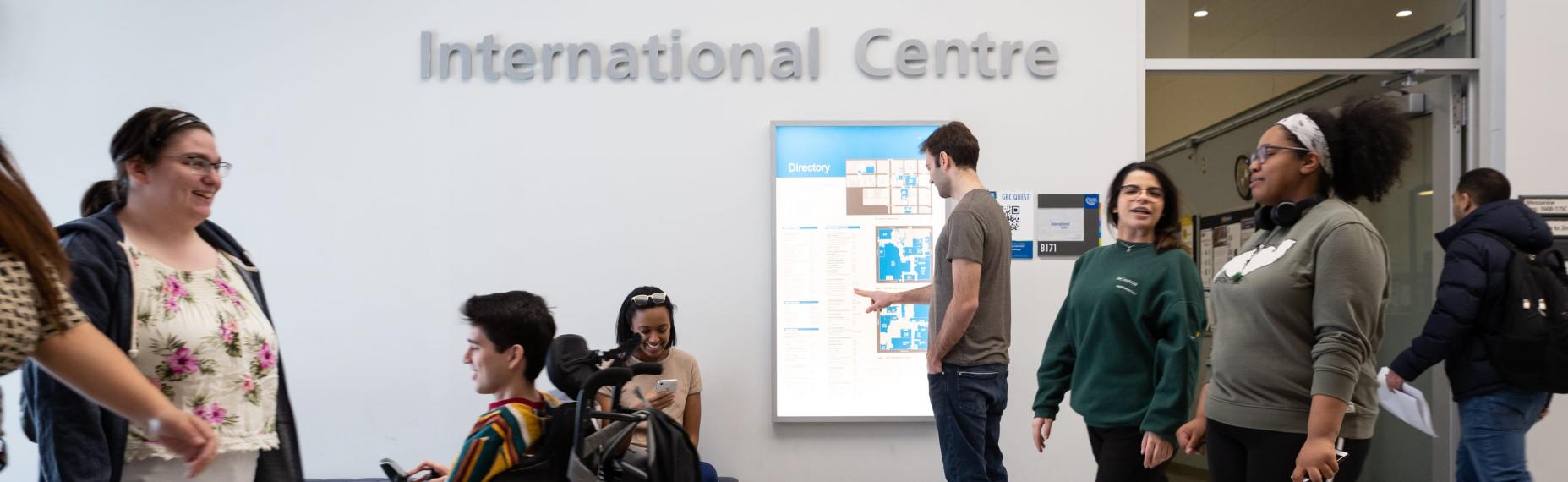 GBC Students at the International Centre